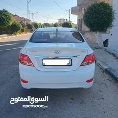  4 هونداي اكسنت 2016 بنزين أوتوماتيك بصمة دهان شركة