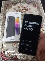  2 مستعمل اخو الجديد Samsung A73 5G رام 16 جيجا 256 اغراضة والكرتونة الأصلية متوفر توصيل