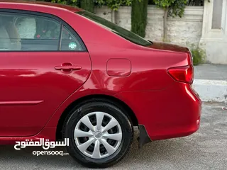  8 تويوتا كورولا للبيع بحاله ممتازه موديل 2009