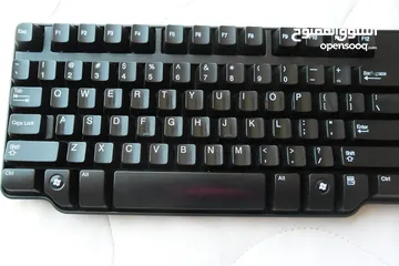  4 لوحة مفاتيح Dell SK-8115 (0DJ331) القياسية السلكية USB ذات 104 مفاتيح