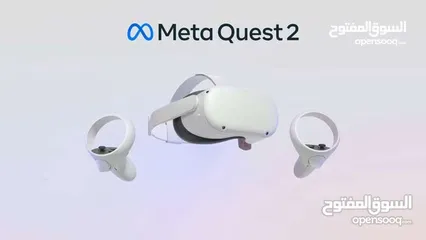  4 نظارة الواقع الافتراضي ( VR) QUEST OCULUS 2