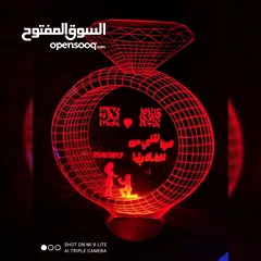  3 تفصيل هدايا مضيئة بكل الاشكال وحسب الطلب