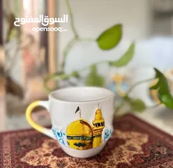  2 أكواب وفناجين سيراميكية إيرانية – صناعة يدوية بجودة عالية وتصاميم فريدة mug ang cup from iran