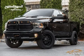  1 Dodge Ram Big horn 2019 gasoline   البكب بحالة الوكالة و قطع مسافة 51,000 ميل فقط