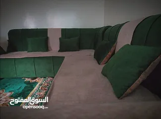  7 كنب  فاخر مستعمل شهر للبيع 3 كنبايات