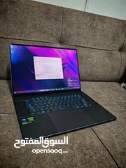  2 Asus Zephyrus g16 Core 9 Ultra 4070 240hz OLED بحالة الوكاله تماما