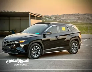  8 هونداي توسان/2022 فل الفل فتحة سقف بانوراما  2x4 ///240Hp بنزين + كهرباء  ( Haybrid) 1600cc