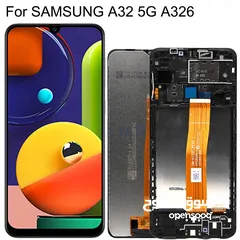  1 A32 4G شاشه سامسونج  أصلي شركة مع فريم.  SAMSUNG A32 4G ORIHGINAL LCD .