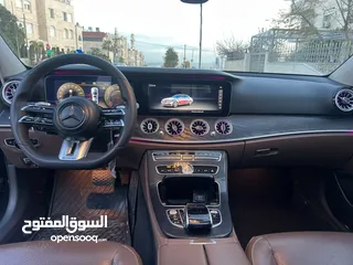  16 مرسيدس E200 موديل 2018 بانوراما AMG كيت بودي محوله 2022 لون أسود فل كامل