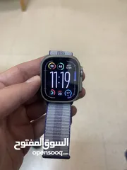  1 ابل واتش الترا 1 Apple Watch Ultra 1 مستعمل - حالة ممتازة - بلا اي خدوش ولا كسور - استعمال بسيط