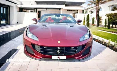  2 Ferrari Portofino 2020 - GCC - Under Service Contract till 2026 - Low Mileage - Like New