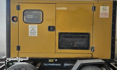  1 للبيع مولد كهربائي 55 kva كتر بلر Caterpillar الصرفية اقتصادي جداا