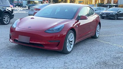 34 Tesla model 3 2022 standard plus/7 جيد / اتوسكور A/ عداد قليل كاش وبالاقساط