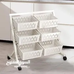  8 سلال تخزين معدنية متعددة الاستخدامات – متوفرة بـ6 أو 8 دفات