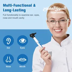  11 جهاز تنظير عدسه مكبره مع الاضاءه و اربع روؤس مختلفه  للكشف عن وضع داخل الاذنين  و تنظيفها و رؤية اما