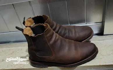  1 بوط شتوي جلد نوع salamander لون بني