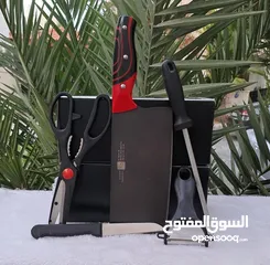 1 بكج سكاكين المطبخ مكون من 5 قطع قوي وحاد
