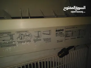  2 مكيف اسبلت يونت مستعمل سانيو بحاله ممتازه