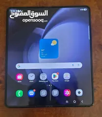  1 للبدل او للبيع سامسونج ز فولد 5 128 جيجا Black Samsung z fold 5 like new 128gb