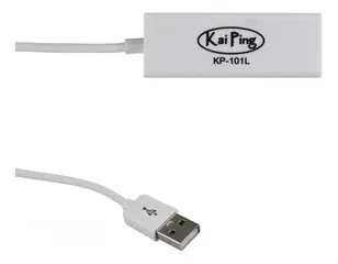  6 USB 2.0 to RJ45 10/100 Mbps Ethernet Adapter (KP-101L) تحويلة