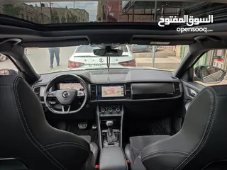  8 سكودا كودياك فل ++ سبورت لاين 6+1 ماتور 2000 ديزل  /190 حصان /عداد 82000 / فتحه سقف بانوراما /ترخيص