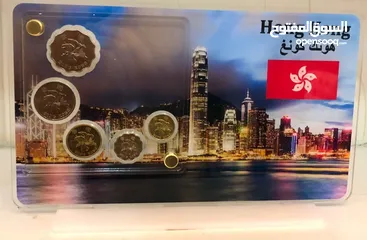  29 ستاندات منوعه عالميه يحتوي بالداخل على قطع معدنيه وفضيه انسر