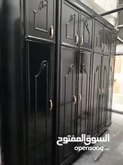  4 خزانة كبيرة 6 ضرفات طابقين خشب لاتيه بالكامل مش ناقصها شي دهان جديد و فصالات جديدة و ظهور جديد معها