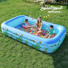  1 برك FAMILY FUNPOOL القابلة للنفخ – خلّي كل يوم عيد لأطفالك والعيلة برك عائلية بأحجام وأشكال متعددة .