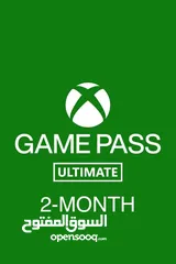  1 xbox game pass ultimate 2 months