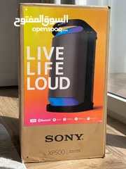  2 سماعه شركه سوني الحاله شبه جديد استعمال قليل Sony XB500 SRS