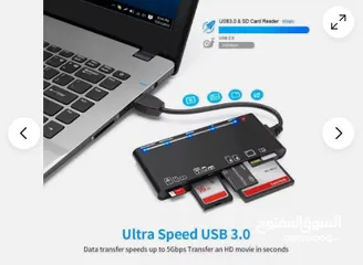  3 USB 3.0 Memory Card Reader