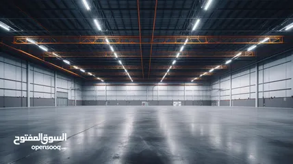  8 للايجار مخزن مساحة 1000 متر بصبحان -For Rent: Warehouse Space of 1000 Square Meters in Subhan