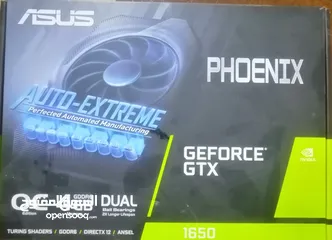  1 ASUS phoenix Nvidia geforce GTX 1650 4GB