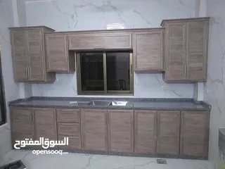  18 مطابخ المنيوم كامله واكسسواراتها  احدث التصاميم واعلي جوده وسرعه في التنفيذ