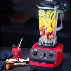  12 الخلاط الصناعي 2 لتر 15 سرعه 6 شفرات ضد الكسر خلاط Silver Crest خفاق MIXER صناعي يطحن زجاج