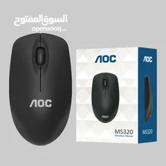  6 mouse AOC MS320 WIRELESS ماوس وايرلس بمواصفات رائعة من او اه سي