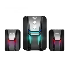  5 سماعات كمبيوتر جيمنغ  مضيئة مميزة  Aula Speaker N-189 Gaming RGB Lights OG