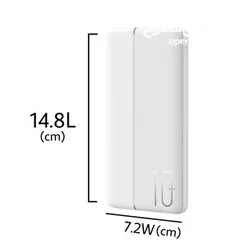  5 WIWU Power Bank 10000 mAh Dual USB  Type-C Output White -NEW -MEAGByte