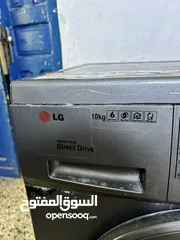  6 غسالة LG مستعمله سنتين للبيع 10 كيلو