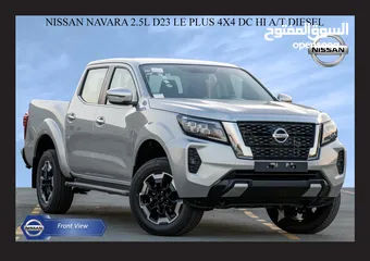  2 NISSAN NAVARA 2.5L D23 LE PLUS 4X4 D/C HI A/T DSL [EXPORT ONLY] [AS]
