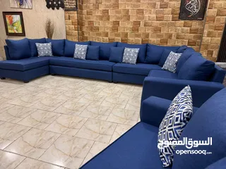  5 طقم كنب 11مقعد. كوالتي. عالي مصنوع من اجود انواع الخشب السويد الصلد بالكامل اسفنج عالي