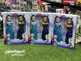  1 العاب العرائس للاطفال فروزن و باربي وايدا مع بكجات مميزة من جزيرة الالعاب