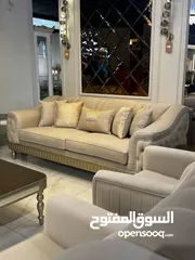  17 غرفه سفره فخمه مصريه حفر يدوي  ملبس ورق الذهب  استيراد مصر