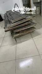  2 باب محل حديد شبه جديد