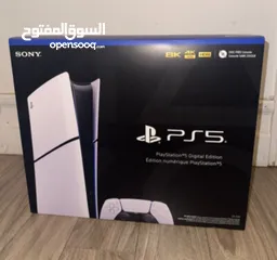  3 بلاي ستيشن 5 سليم ديجيتال للبيع مع اسلاك اصلية وايد اصلية عدد 2 موجودة في بيت لحم