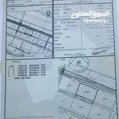  1 سكني تجاري المعبيلة  5/2 بنسبة بناء 100% مواقف امام الارض موقع جميل وحيوي ف نفس خط مركز النور لتسوق