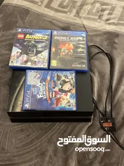  9 playstation 4 500gb with 3 playstation 4 discs