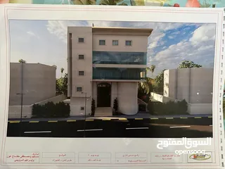  1 مبنى ايداري للبيع في زاوية الدهماني تشطيب حديث موقع ممتاز