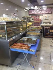  2 مخبز اللي ومعدات حلويات وفرن دوار مع الرخصة للبيع في اربد