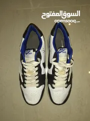  2 Nike Air Jordan 1 low fragment Travis Scott shoes